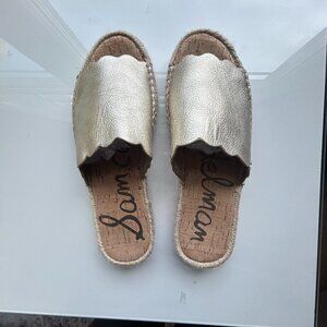 Sam Edelman Women's Leather slides Sz 7 1/2 M